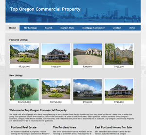 real estate website design