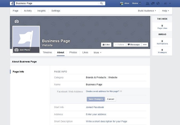 Facebook Business Page Setup