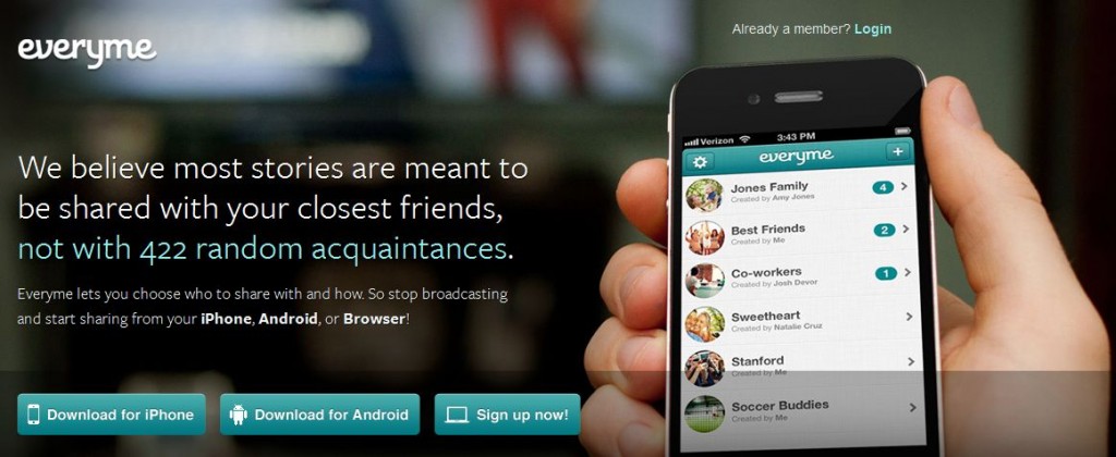 Everyme App For Iphone-Android-Web