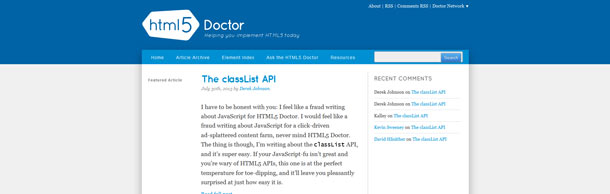 HTML5 Doctor