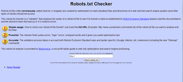 Robotstxt Checker