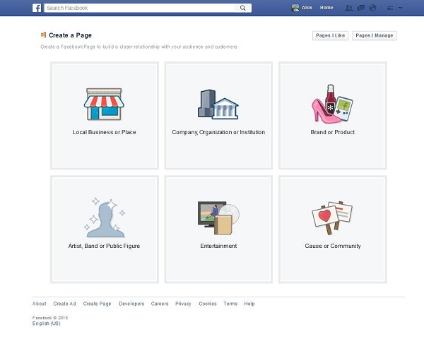 Create Facebook Business Page